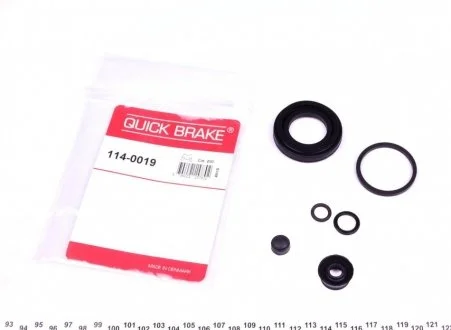 Ремкомплект гальмівного суппорта QUICK BRAKE 114-0019