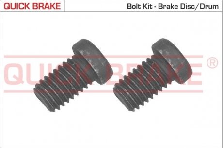 Болт, диск гальмівного механізму QUICK BRAKE 11668K (фото 1)