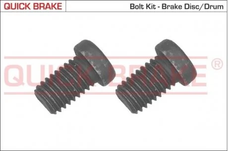 Болт, диск гальмівного механізму QUICK BRAKE 11668K