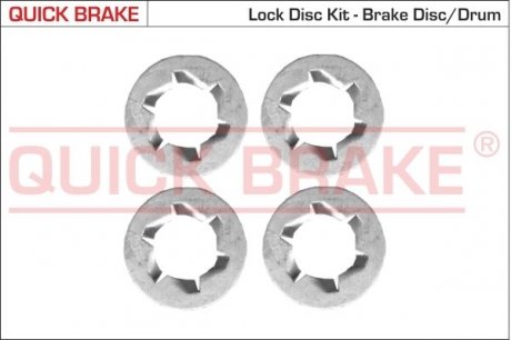 ZESTAW MONTAZOWY HAMULCA - FIXING SCREW KIT FOR BRAKE DISC SZT QUICK BRAKE 11673K (фото 1)