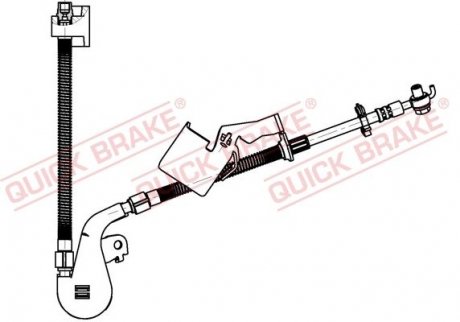 Тормозной шланг QUICK BRAKE 50703X