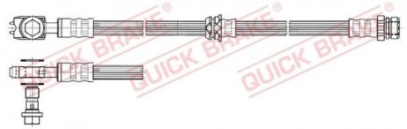 Шланг тормозной QUICK BRAKE 50832X (фото 1)