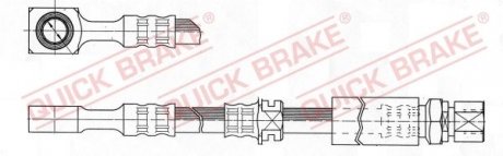 Гальмівний шланг QUICK BRAKE 50976 (фото 1)