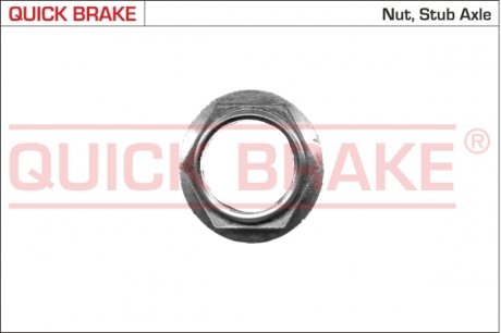 Гайка ступицы колеса QUICK BRAKE 9803 (фото 1)