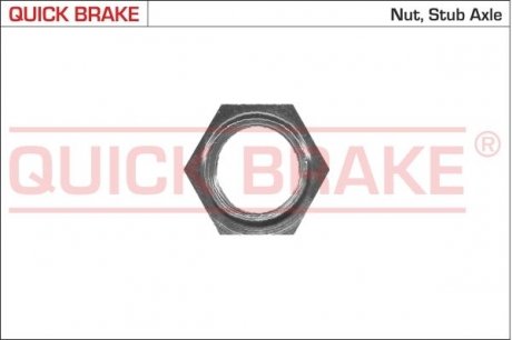 Гайка ступиці колеса QUICK BRAKE 9804 (фото 1)