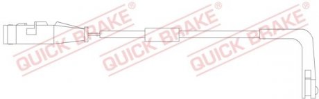 Датчик зносу гальмівних колодок QUICK BRAKE WS0252A (фото 1)