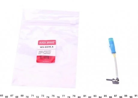 Датчик износа дисковых тормозных колодок QUICK BRAKE WS0378A