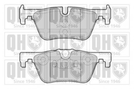 Комплект гальмівних колодок QUINTON HAZELL BP1836