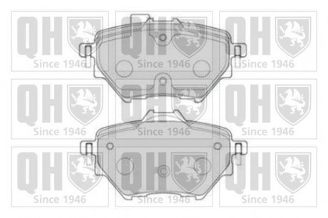 Комплект гальмівних колодок QUINTON HAZELL BP1847