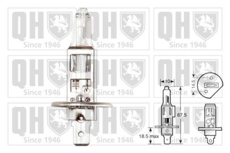 Фото 1 - лампа накаливания QUINTON HAZELL QBL448 Лампа накаливания QUINTON HAZELL QBL448 (фото 1)