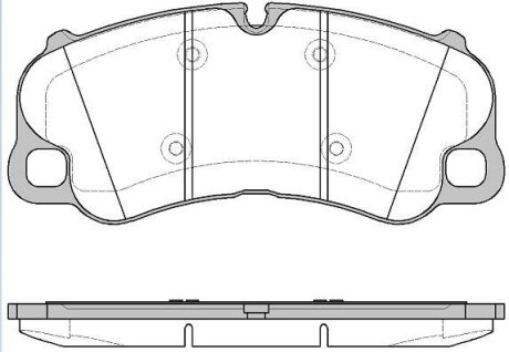 Гальмівні колодки (набір) REMSA 159510