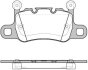 Дисковые тормозные колодки 159810