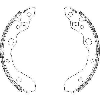 Комплект тормозных колодок REMSA 4128.00