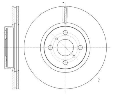 Гальмівний диск REMSA 6100610