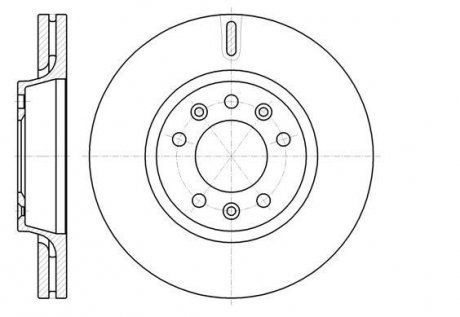Тормозной диск REMSA 61052.10 (фото 1)
