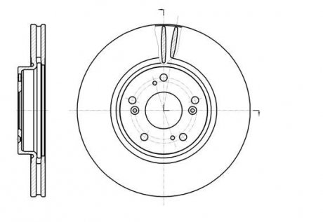 Тормозной диск REMSA 61218.10 (фото 1)