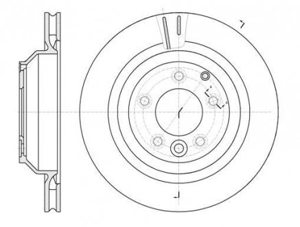 Диск тормозной REMSA 61302.10