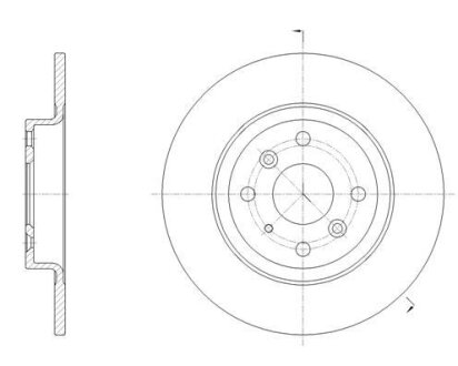 Гальмівний диск REMSA 6166000