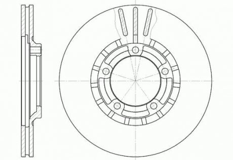 Тормозной диск REMSA 643710