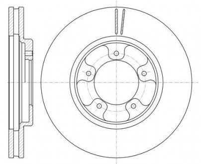 Тормозной диск REMSA 693910