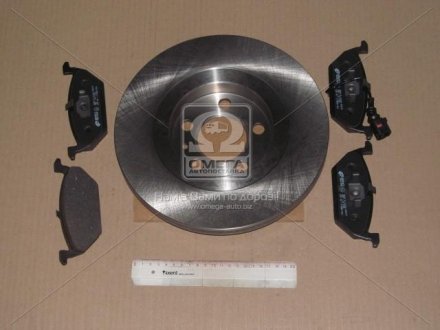 Комплект тормозов, дисковый тормозной механизм REMSA 8633.01