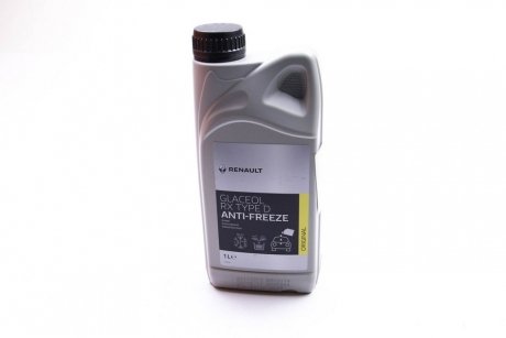 Антифриз концентрат Glaceol RX Type D -70C 1л зелений RENAULT 77 11 428 132 (фото 1)