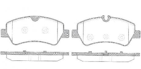 Колодки задние, 2.2TDCi, Ford Custom 12- (тип Bosch) ROADHOUSE 21521.00 (фото 1)