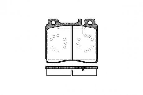 Комплект тормозных колодок, дисковый тормоз ROADHOUSE 2420.00 (фото 1)