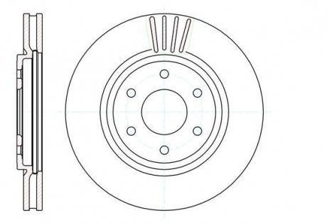 Тормозной диск ROADHOUSE 61037.10 (фото 1)