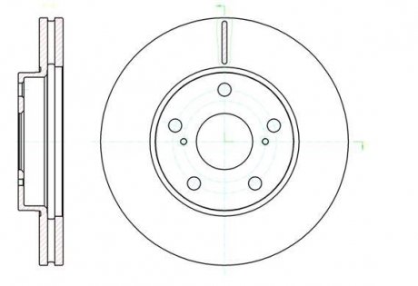 Гальмівний диск ROADHOUSE 61043.10 (фото 1)