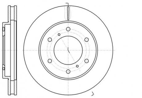 Тормозной диск ROADHOUSE 61118.10 (фото 1)