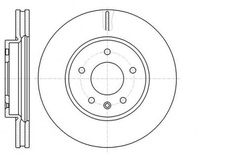 Тормозной диск ROADHOUSE 61183.10 (фото 1)