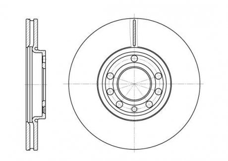 Тормозной диск ROADHOUSE 6689.10 (фото 1)