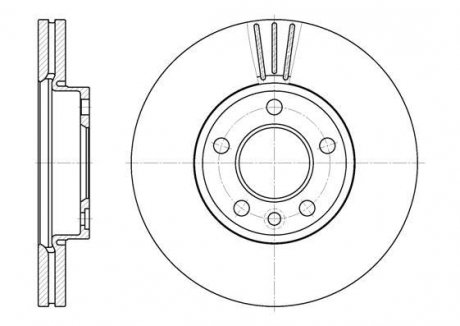 Тормозной диск ROADHOUSE 6708.10 (фото 1)