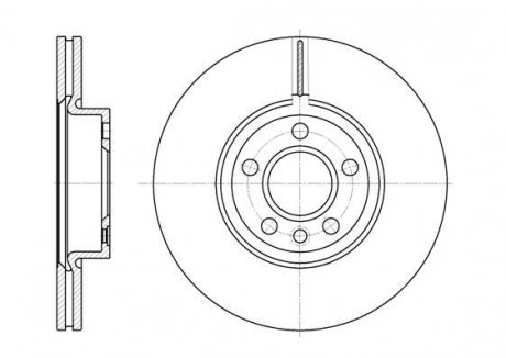 Тормозной диск ROADHOUSE 6728.10 (фото 1)