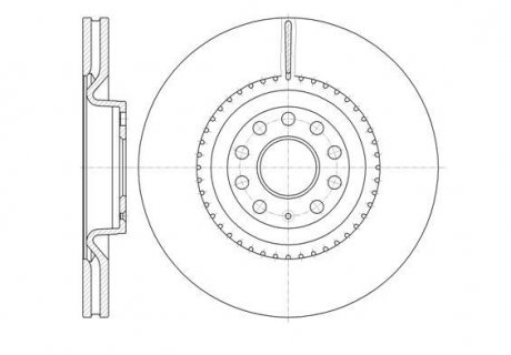 Тормозной диск ROADHOUSE 6791.10 (фото 1)