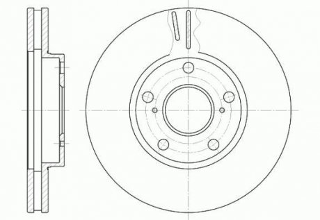 Тормозной диск ROADHOUSE 6842.10 (фото 1)