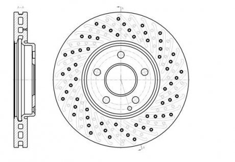 Гальмівний диск ROADHOUSE 6943.10 (фото 1)