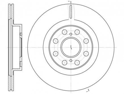 Тормозной диск ROADHOUSE 6961.10 (фото 1)