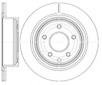 Тормозной диск ROADHOUSE 6998.10 (фото 1)