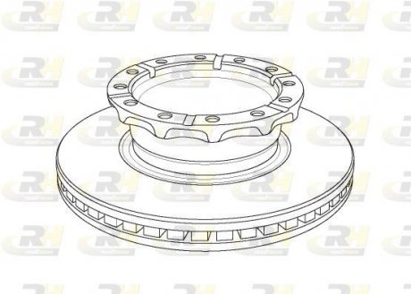 Гальмівний диск ROADHOUSE NSX115820