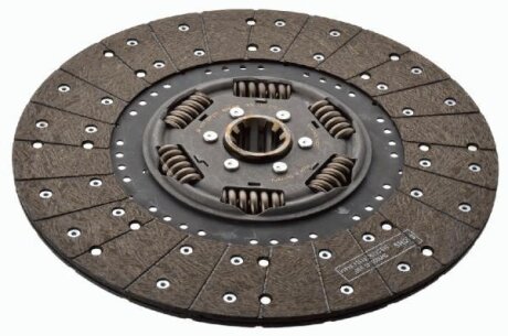 Фото 1 - диск зчеплення органічний (395мм) повний профіль DAF CF 65, LF 45, LF 55 GR165S1/GR184S1/GR210S1 03.06- SACHS 1878007279 Диск зчеплення органічний (395мм) повний профіль DAF CF 65, LF 45, LF 55 GR165S1/GR184S1/GR210S1 03.06- SACHS 1878007279 (фото 1)