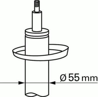 Амортизатор передн Лів/Прав AUDI A3 SEAT LEON SKODA OCTAVIA II, YETI VW CADDY III, GOLF V, GOLF VI, JETTA III, TOURAN 1.2-3.2 05.03-12.17 SACHS 311852