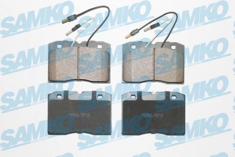Тормозные колодки, дисковый тормоз (набор) SAMKO 5SP015 (фото 1)