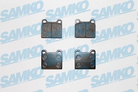 Тормозные колодки, дисковый тормоз (набор) SAMKO 5SP024 (фото 1)