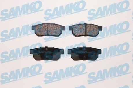 Тормозные колодки, дисковый тормоз (набор) SAMKO 5SP072