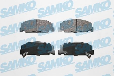 Тормозные колодки, дисковый тормоз (набор) SAMKO 5SP083 (фото 1)