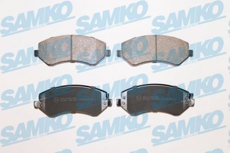 Тормозные колодки, дисковый тормоз (набор) SAMKO 5SP1005 (фото 1)