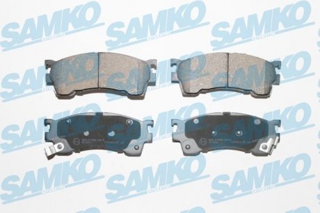 Тормозные колодки, дисковый тормоз (набор) SAMKO 5SP1017