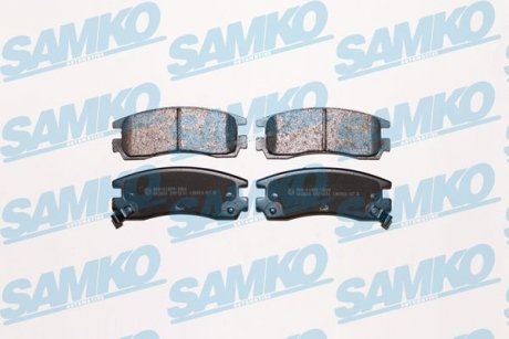 Тормозные колодки, дисковый тормоз (набор) SAMKO 5SP1031 (фото 1)
